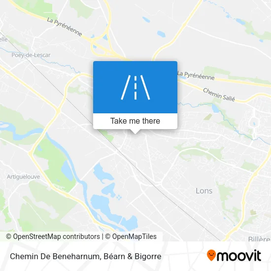 Chemin De Beneharnum map
