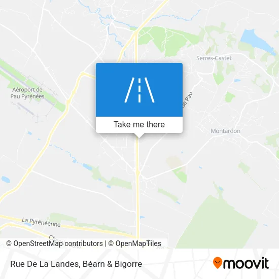 Rue De La Landes map