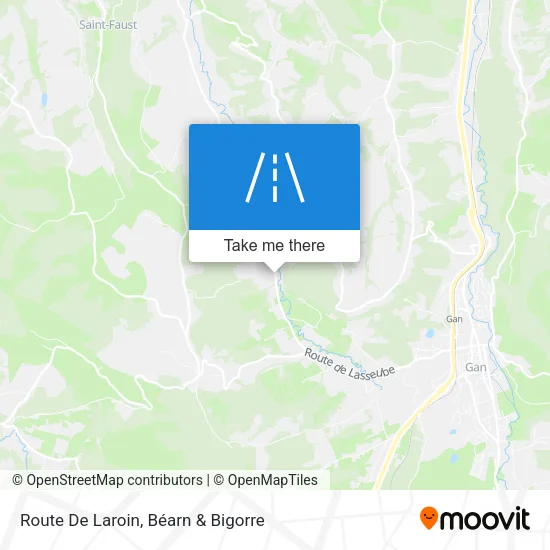 Route De Laroin map