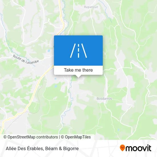 Allée Des Érables map