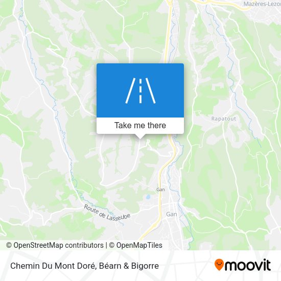 Chemin Du Mont Doré map