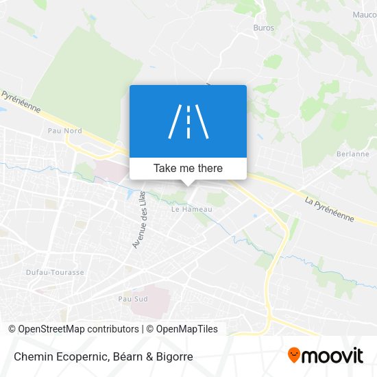 Chemin Ecopernic map