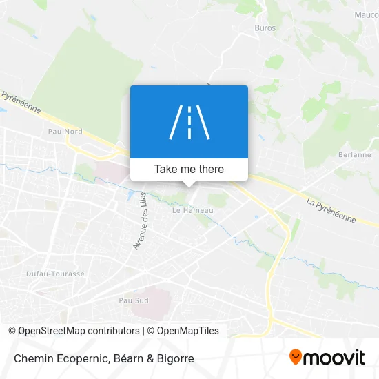 Chemin Ecopernic map