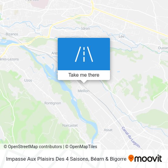Impasse Aux Plaisirs Des 4 Saisons map