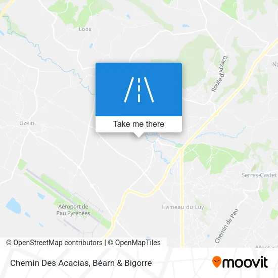 Chemin Des Acacias map