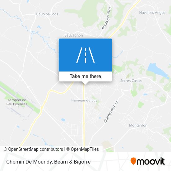 Chemin De Moundy map