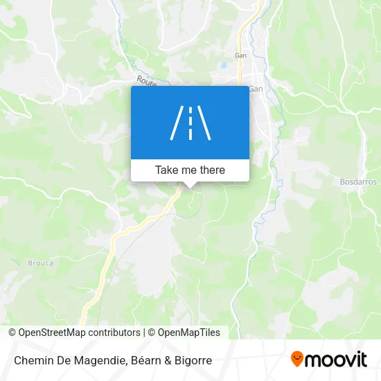 Chemin De Magendie map