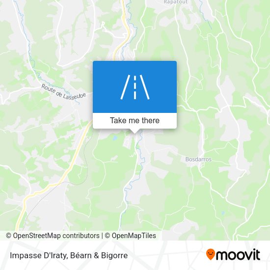 Impasse D'Iraty map