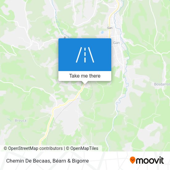 Chemin De Becaas map
