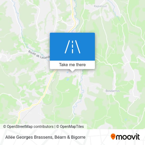 Allée Georges Brassens map