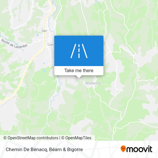 Chemin De Bénacq map