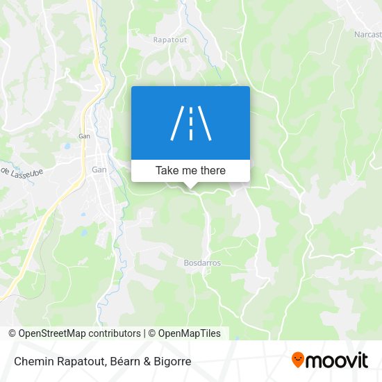 Chemin Rapatout map