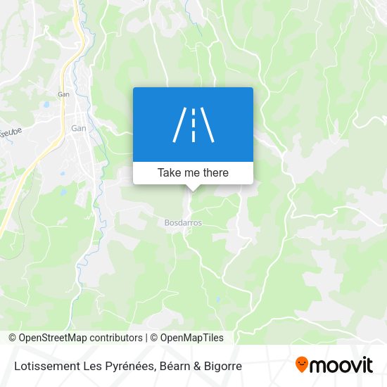 Lotissement Les Pyrénées map
