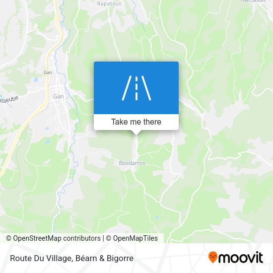 Route Du Village map