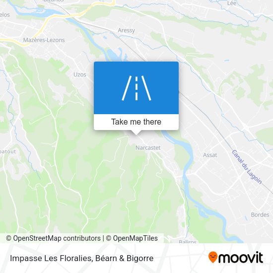 Impasse Les Floralies map