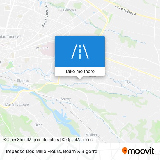Impasse Des Mille Fleurs map