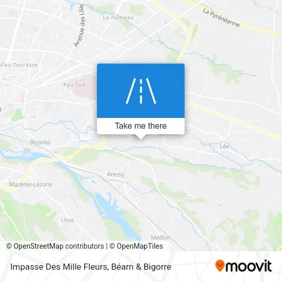 Impasse Des Mille Fleurs map