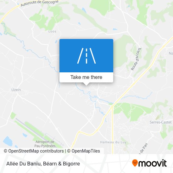 Allée Du Banïu map