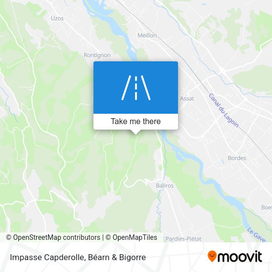 Impasse Capderolle map