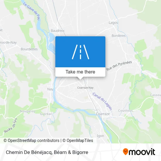 Chemin De Bénéjacq map