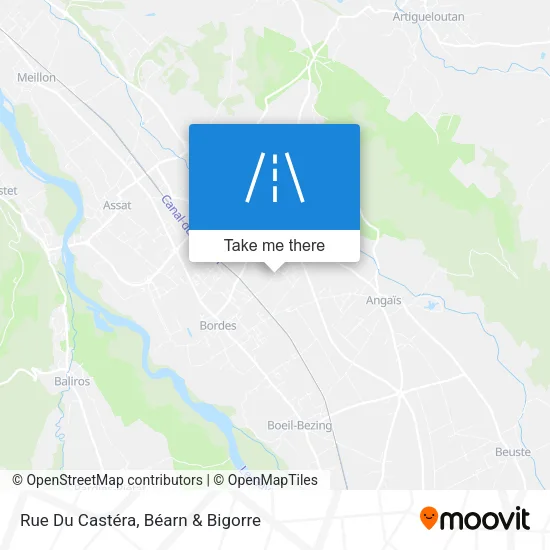 Rue Du Castéra map