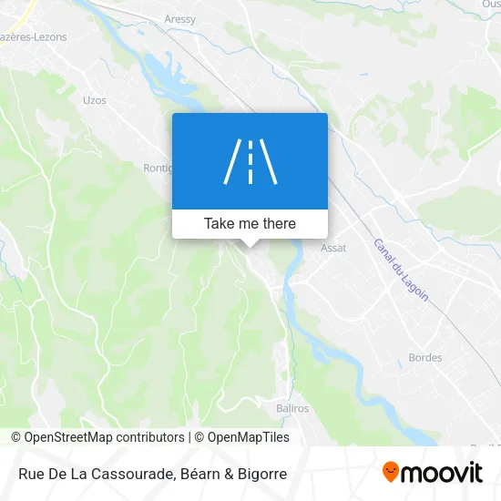 Rue De La Cassourade map