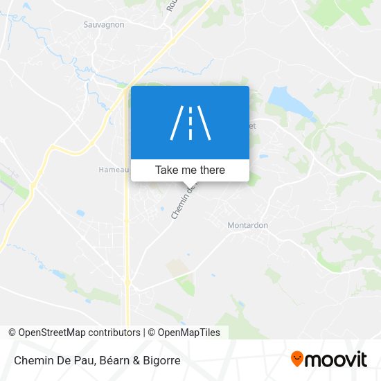 Chemin De Pau map