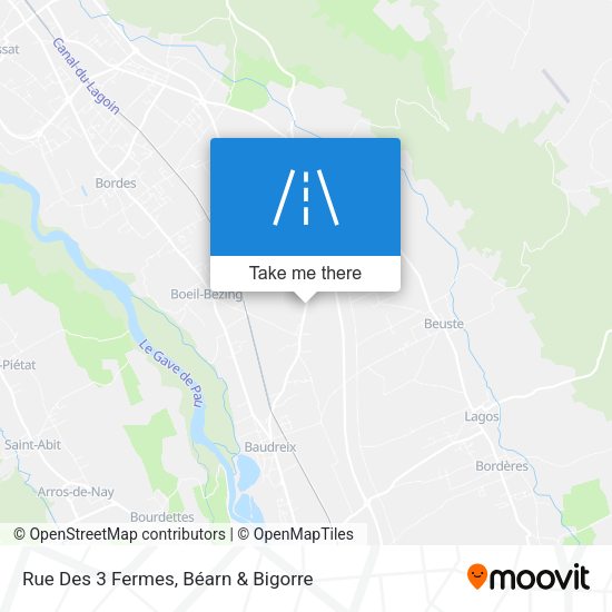 Rue Des 3 Fermes map