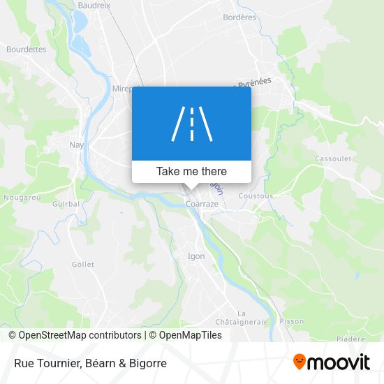 Rue Tournier map