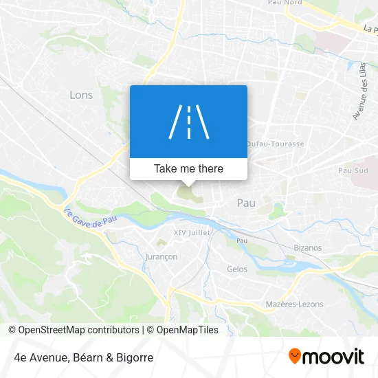 4e Avenue map