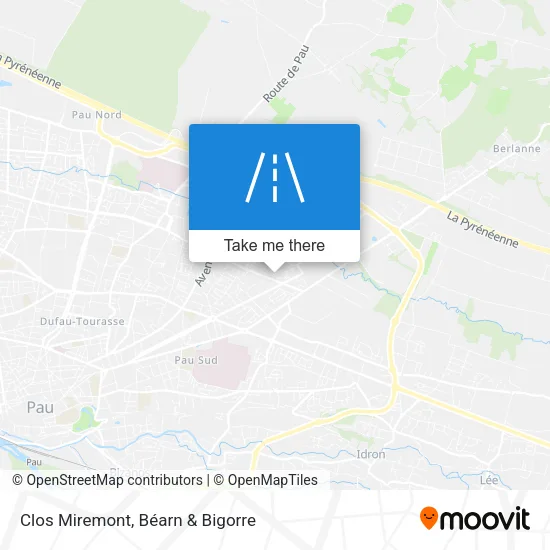 Clos Miremont map