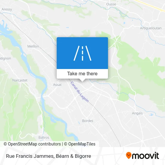 Rue Francis Jammes map