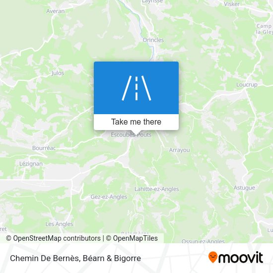 Chemin De Bernès map