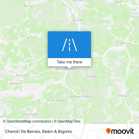 Chemin De Bernès map