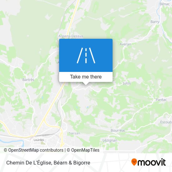 Chemin De L'Église map
