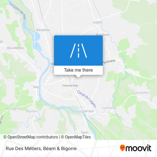 Rue Des Métiers map