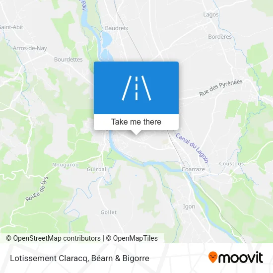 Lotissement Claracq map