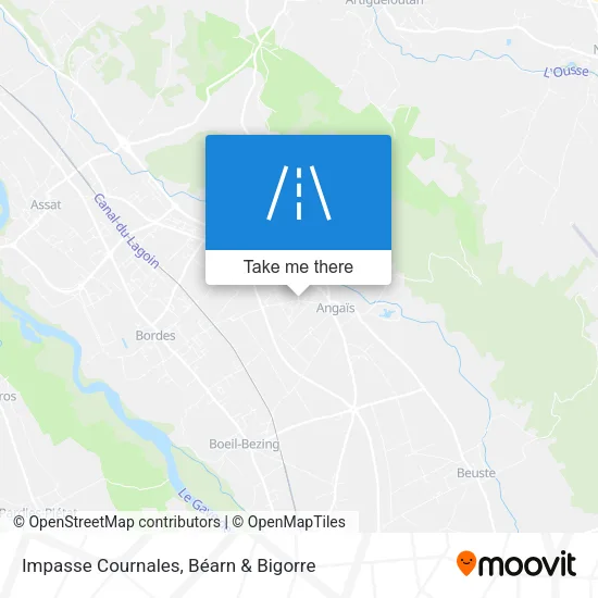 Impasse Cournales map