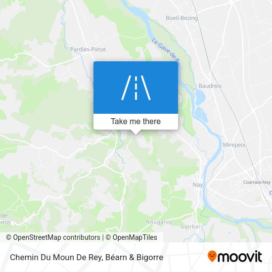 Chemin Du Moun De Rey map