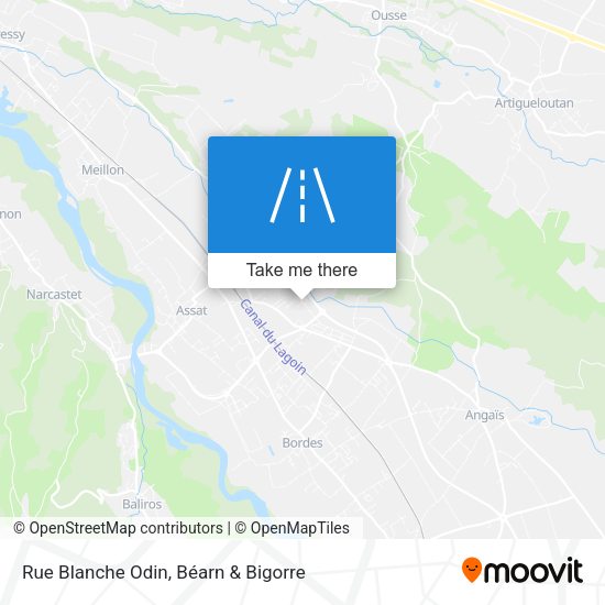 Rue Blanche Odin map