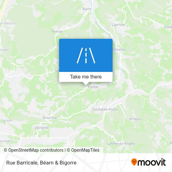 Rue Barricale map