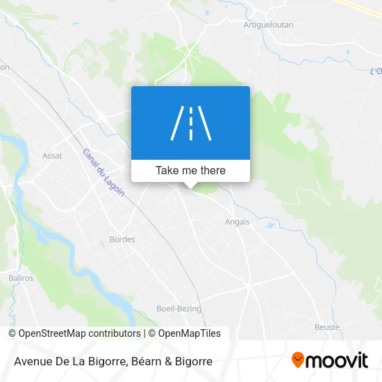Avenue De La Bigorre map