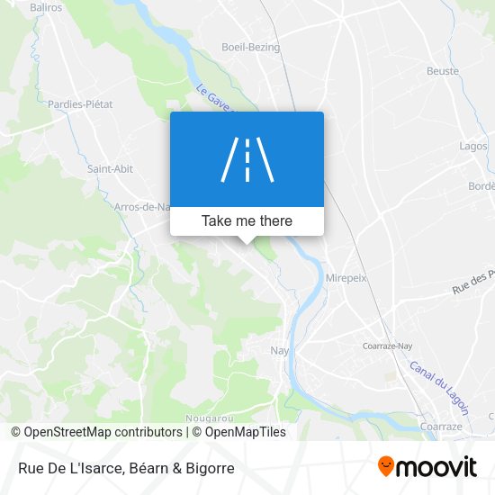 Rue De L'Isarce map