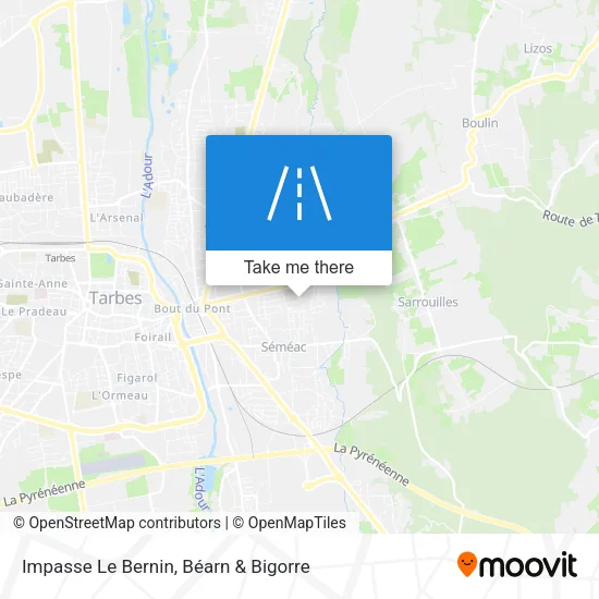 Impasse Le Bernin map