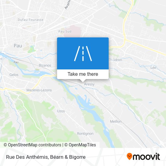 Rue Des Anthémis map