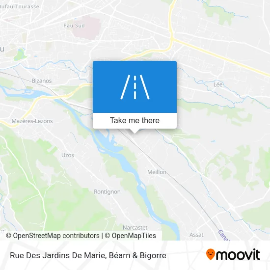 Rue Des Jardins De Marie map