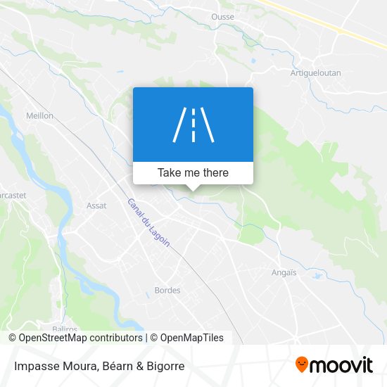 Impasse Moura map