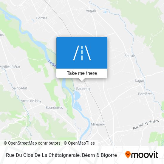 Rue Du Clos De La Châtaigneraie map