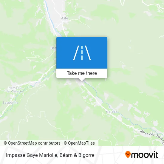Impasse Gaye Mariolle map