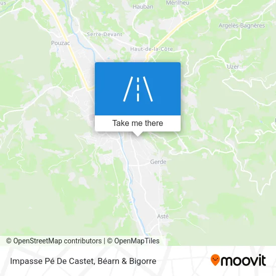 Impasse Pé De Castet map